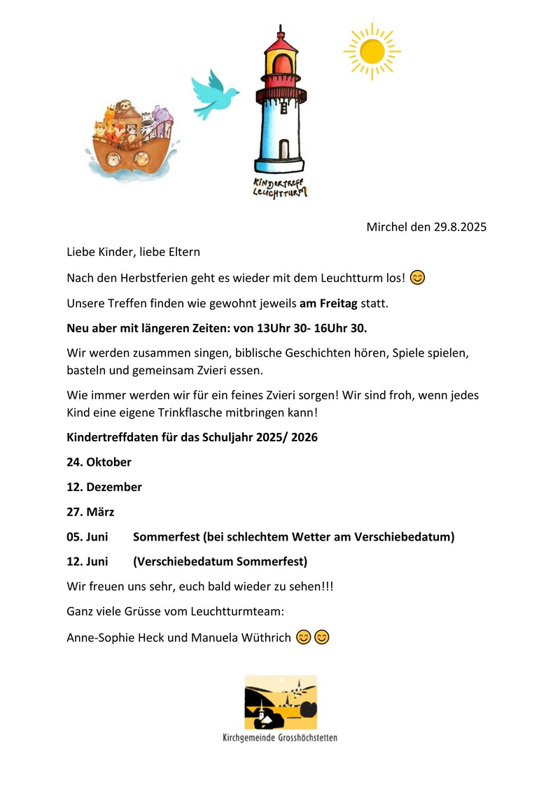 Einladung Herbst 25_Frühling 26 leuchtturm