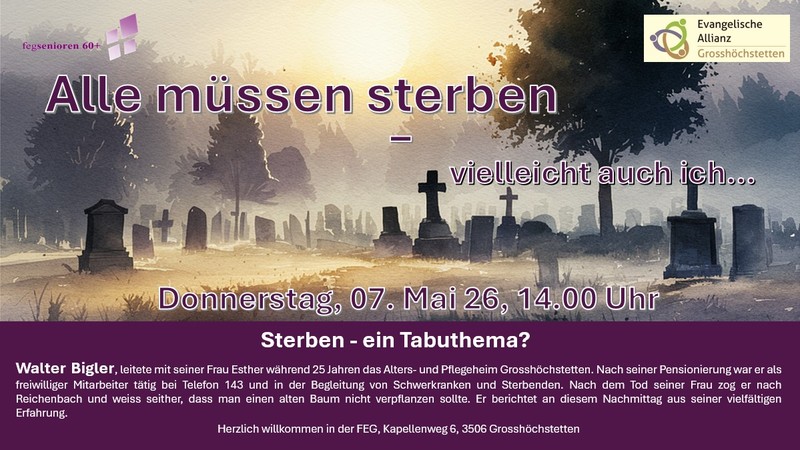 Plakat Alle müssen sterben